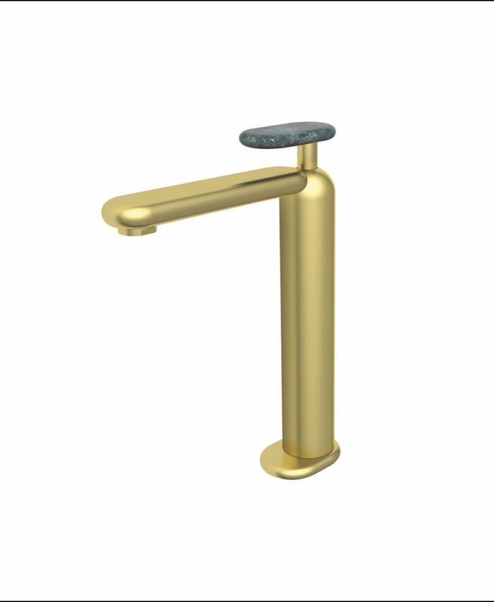 Single lever tall basin mixure