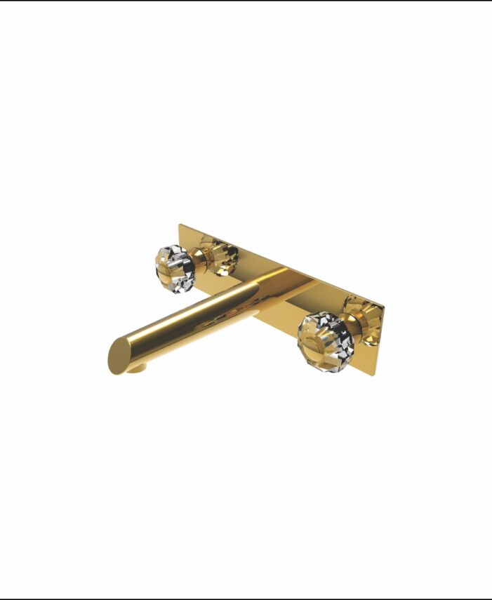 Wall mounted concealed basin mixure