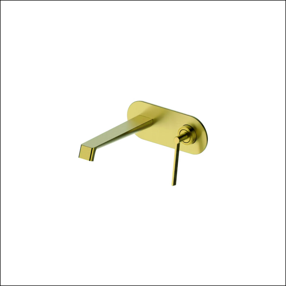 Wall mounted concealed basin mixer